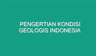 Jelaskan Kondisi Geologis Amerika Serikat